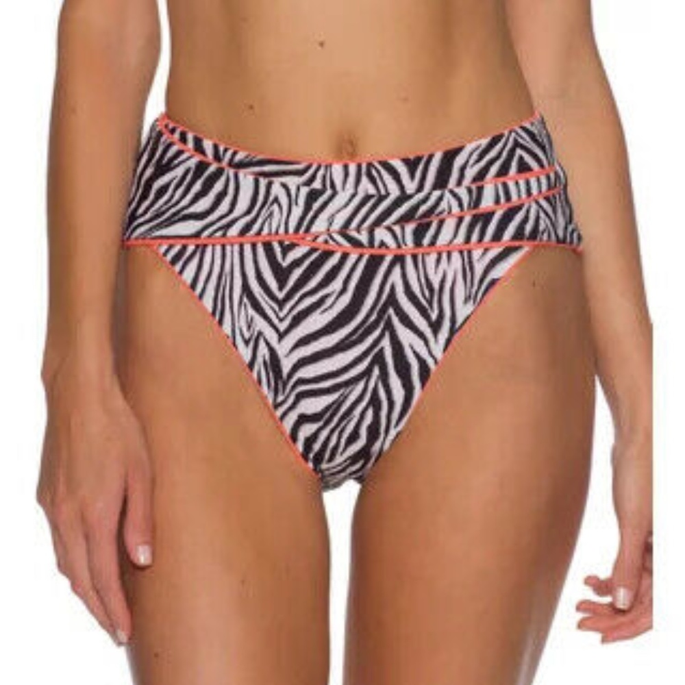 NEW!! - Becca Animal Kingdom High Waist Bikini Bottoms SIZE M